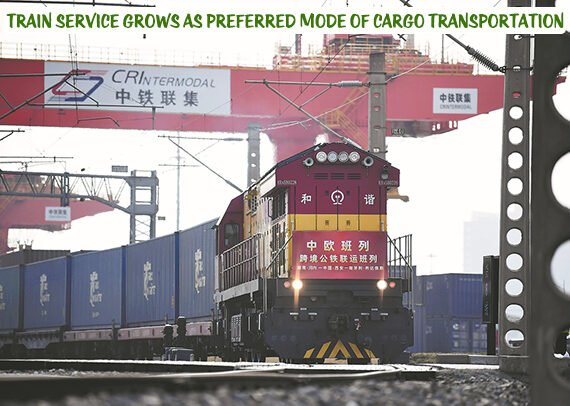 Train service grows as preferred mode of cargo transportation