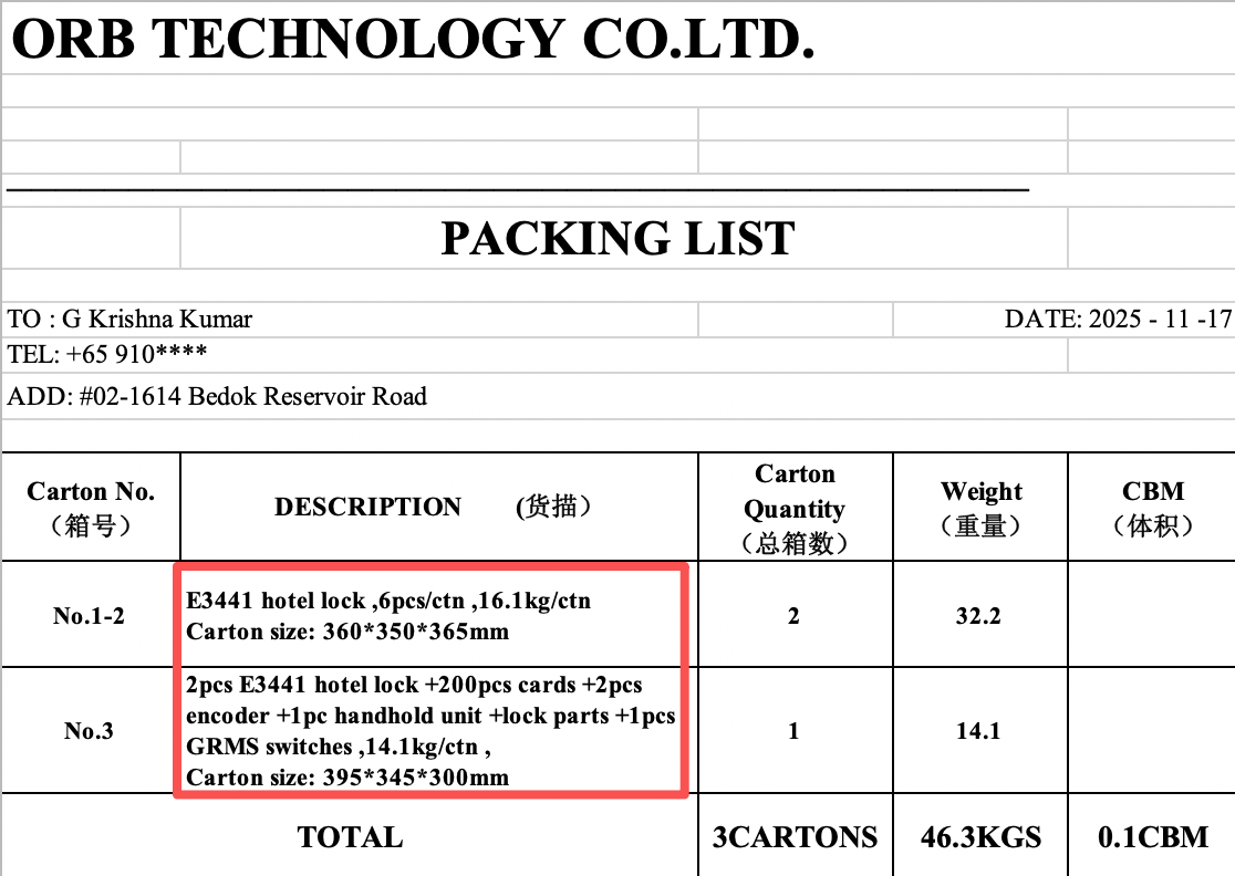 unclear goods name in packing list, too many description, parameter, function, mode, series are included, who knows what the real goods name is