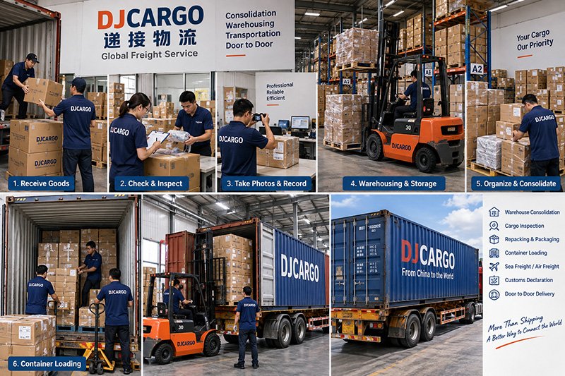 consolidation service for container